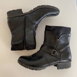 Clarks black riddle avant boot, 10